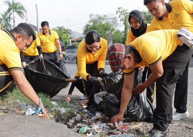Polres Grobogan Jadikan Aksi Bersih Lingkungan Momentum Edukasi dan Penguatan Pariwisata