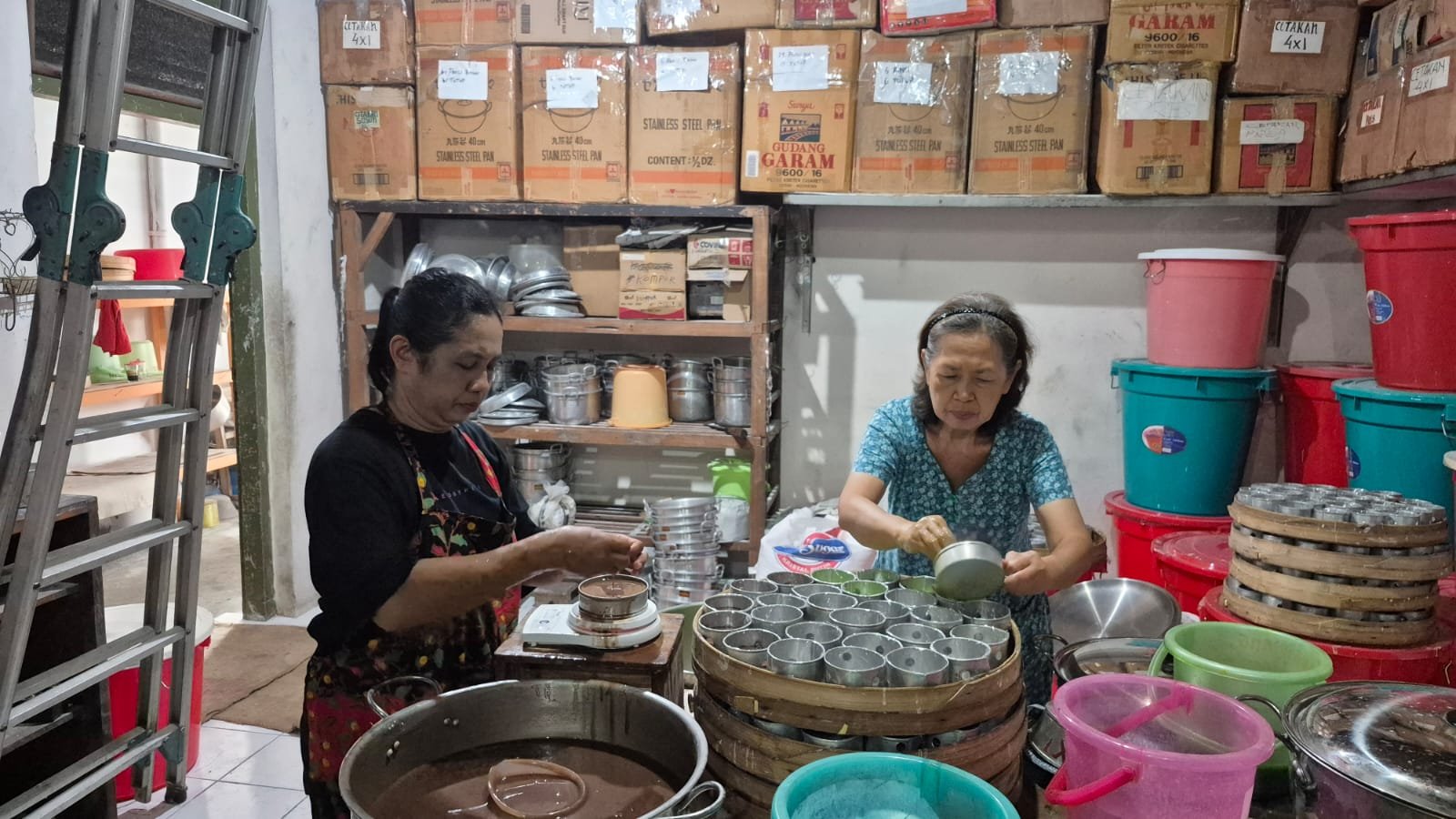 Kue Keranjang “Toko Ijo” Wirosari Grobogan Laris Manis, Produksi Hingga 2 Ton