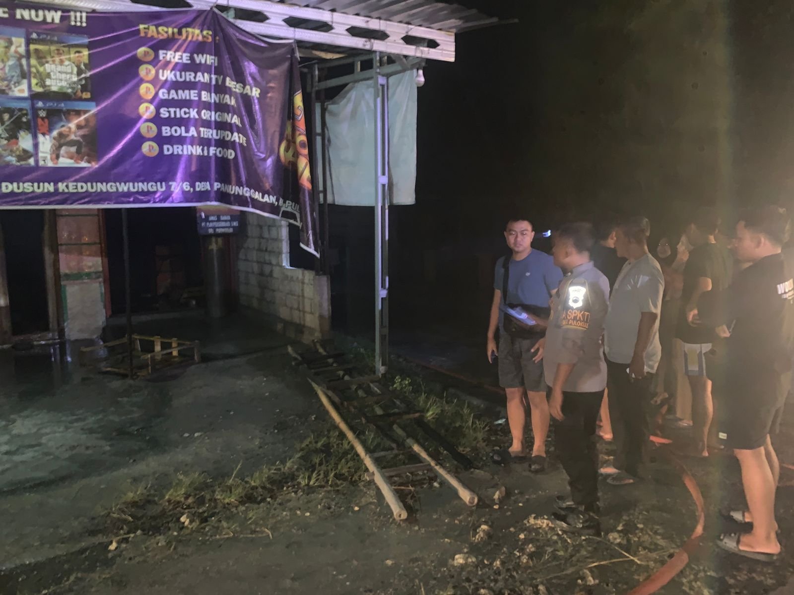 Rental PlayStation di Pulokulon Ludes Terbakar, Kerugian Capai Rp140 Juta