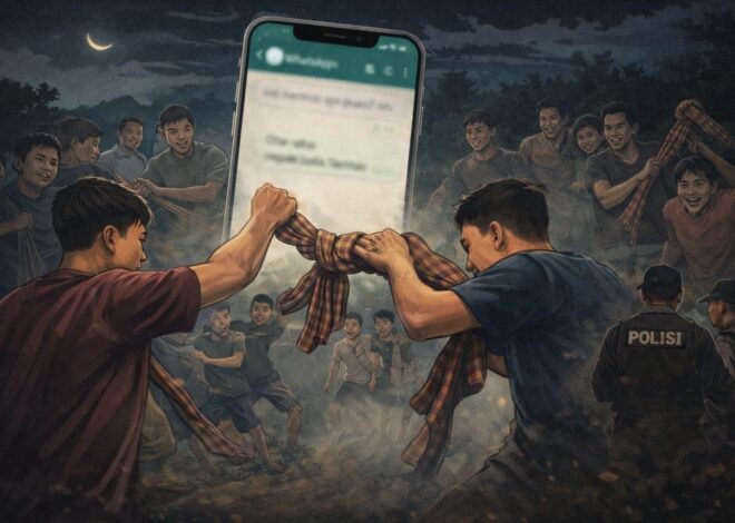 Janjian Via WhatsApp, Perang Sarung di Karangrayung Tewaskan Pelajar SMP