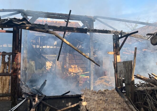 Rumah Petani di Candisari Purwodadi Ludes Terbakar, Diduga Akibat Korsleting Listrik