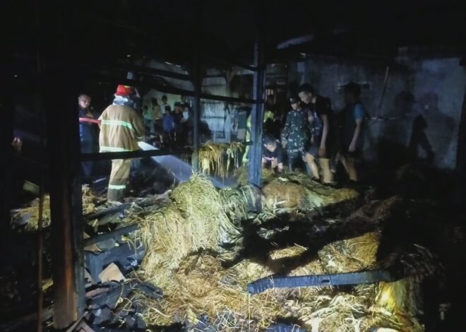Rumah Warga di Toroh Grobogan Terbakar, Diduga Akibat Korsleting Listrik