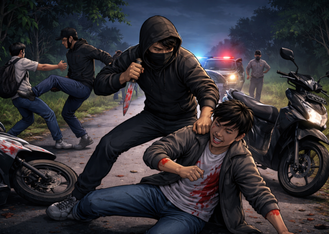 Dibacok Saat Disergap Begal, Pelajar 17 Tahun di Gubug Luka — Dua Pelaku Ditangkap Kurang dari 24 Jam