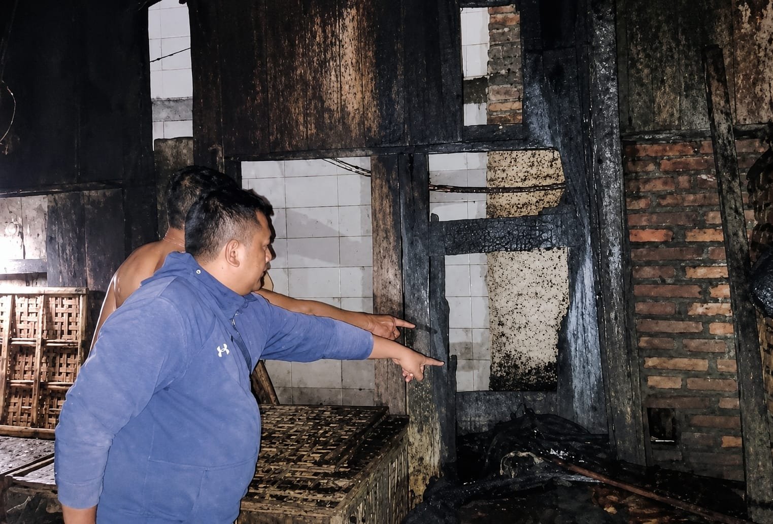 Bara Tungku Penggorengan Diduga Picu Kebakaran Tempat Produksi Tahu di Grobogan